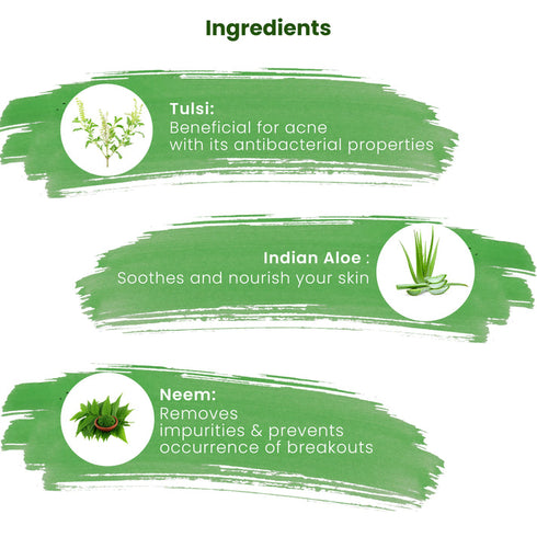 Dhathri Ayurveda Herbal Pimple Clear Neem Face Wash
